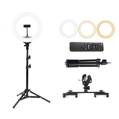 China ABS+PC hot new products on the market universal selfie camera phone ring light with tripod stand for sale