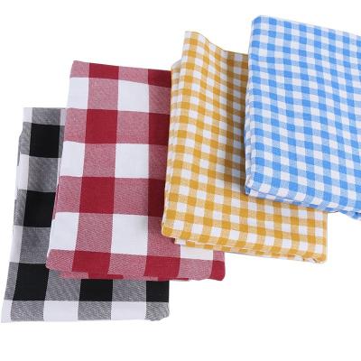 China Shrink-Resistant Wholesale Checkered Canvas Fabric For Luggage Tablecloths Curtains Sofas Sewing High-quality Thickened 10oz/390G/M Canvas Cloth for sale