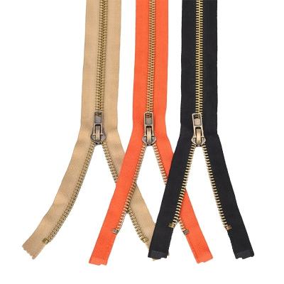 China Others Metal Fire Resistant Zipper Double Sliders for sale