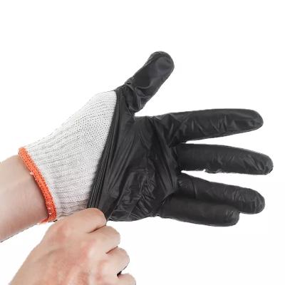 China Hot Sale Food Grade Water Proof Safety Gloves Chemical Resistant Disposable Powder Free 100 Vinyl Gloves for sale