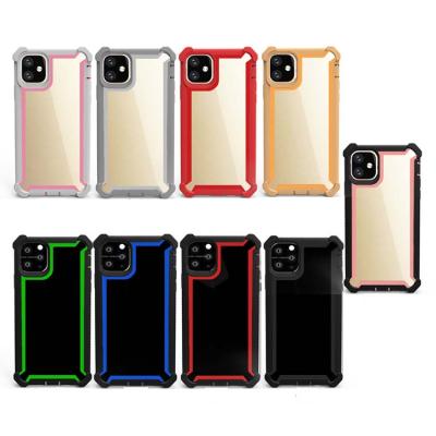 China 360 Protection Good Quality Four Transparent Armor Mobile Phone Case Cover Corner Mini 11 Mini 5.4 Inch Max For iPhone 12 Pro iPhone 12 for sale