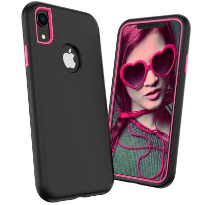 China For iPhone XS Max Combo Robot Cellphone Case 3 in 1 Hybrid Cover Phone Case For iPhone XS Max Flat Hybrid Phone Case For iPhone XS Max for sale