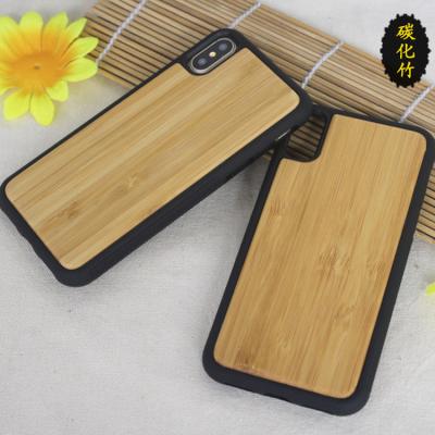 China Real Protective Strong Protector Wooden Cell Phone Case For iPhone XR Skin Cherry Wood Bamboo Case For iPhone XR Cell Phone Case for sale