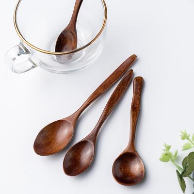 China Viable Used To Cook Honey Tea Soda Desserts Non Stick Pot, Kitchenware Long Handle Wooden Spoon for sale