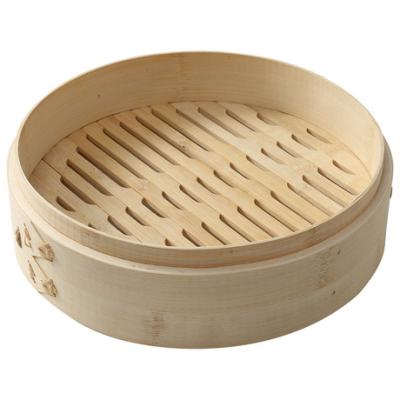 China Cuizhu Sustainable Shop Reinforced Cage Morning Tea Steamer Commercial Bamboo Household Handmade Bamboo Steamer for sale