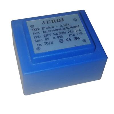 China 1.0VA 110V 220V to 12V 83mA EI30/10.5 Low Frequency Encapsulated PCB Transformer EI30/10.5-1.0VA for sale