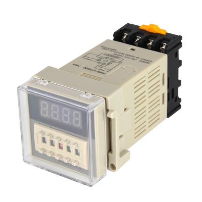 China 12V 24V 220V 5A DH48S-S General purpose auto cycle digital display time delay relay 0.01s-99.00hours for sale