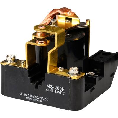 China 200A 120A 12V 24V 220V Epoxy Power Relay MS-200 High Quality Big Current Relays for sale