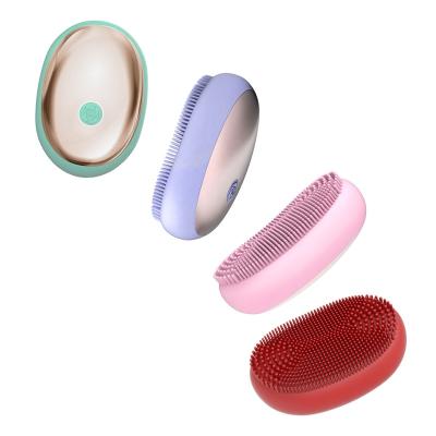 China Skin Tightening OEM ODM Rechargeable Waterproof Mini Electric Silicone Sonic Facial Cleansing Brush For Face Cleaning for sale