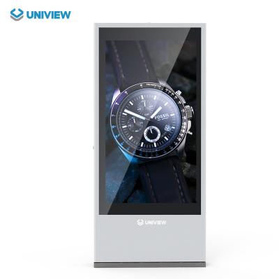 China Floor Stand Full HD IP55/IP65 TFT Panel Displalay Touch Screen Screen Advertising Kiosk Double Sided Outdoor LCD LCD Totem for sale