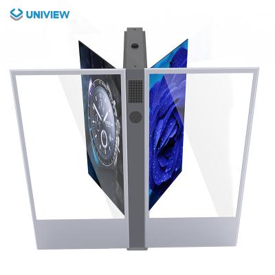 China Outdoor advertising display double sided kiosk 75 inch floor stand outdoor totem digital signage oled display for sale