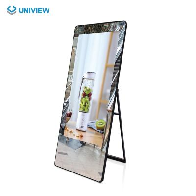 China Semi-outdoor indoor magic mirror digital signage and displays menu board lcd monitors kiosk transparent lcd display for sale