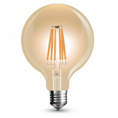 China Hotel G95 Opal 5w 6.5W UL Listed E27 E26 Dimmable Led Edison Filament Light Bulbs For Outdoor String Lights for sale