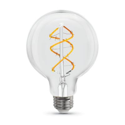 China Hotel G80 spiral filament bulb 3.5w led globe bulb with E26/E27 low factory hot sale for sale