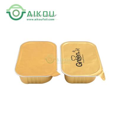 China 320ml/10.7oz Household Disposable Food Containers Lunch Boxes Durable Convenient Packed OEM Aluminum Foil Eco-Friendly Food Packaging for sale