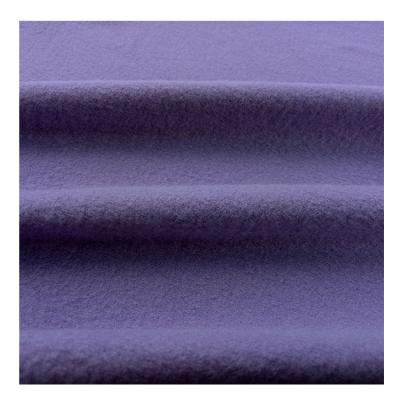 China Factory Breathable Cheap Price Soft Polyester Spandex Knit Double Brushed Fleece Microfiber Fabric for sale