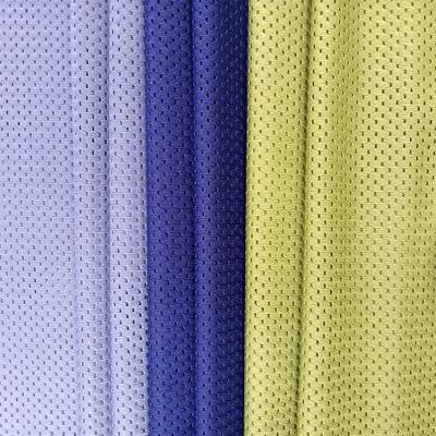 China Stretch 78% Polyamide 22% Spandex 40D Nylon Knit Soft Small Hole Mesh Net Fabric For Clothing for sale