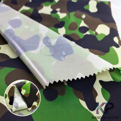 China Heat-insulation Waterproof Film Laminating TPU Camouflage Printed Jersey 100%Polyester Fabric for sale