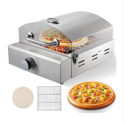 China Morden Garden Outdoor Kitchen Bakery Commercial Oven Table Top Pizza Capacity Gas Pizza Oven for sale