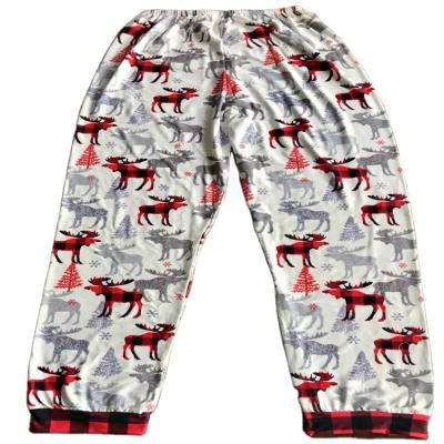 China Children's Christmas children's girl's cool pants wholesale children's clothing boutique casual deer printing long pants for sale