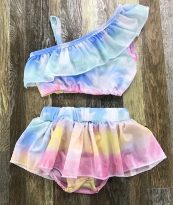 China Boutique Wholesale Swimsuit Babies Swimsuit Girls Bikini Hot Sale Summer Children's Casual Swimwear Two Pieces for sale