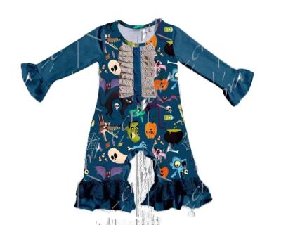 China Fashion Casual Baby Newborn Dark Color Halloween Kids Popular Cute Comfortable Rompers for sale