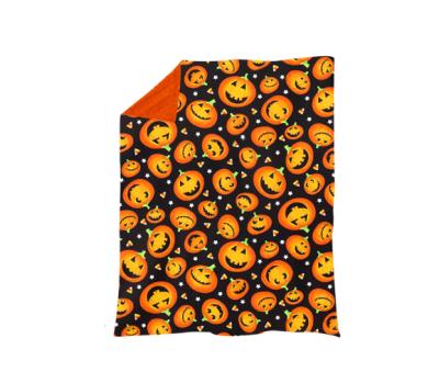 China 2021 New Arrival Halloween Casual High Quality And Comfortable Soft Blanket And With Pumpkin Print Kids Boutique Fashion for sale