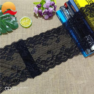 China Stretch Elastic Lace Ribbon 18cm Long Lasting For Dress Wedding E1122 for sale