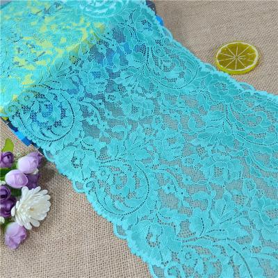 China E3221 Sustainable Nylon Balanced Stretch Lace Fabric 23CM Suitable For African Traditional Clothing Underwear for sale