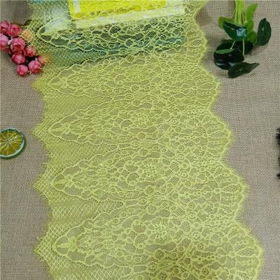 China 30CM Sustainable Lace Multi Color Balance Non Stretch Non Elastic Eyelash Lace Wide X1008 for sale