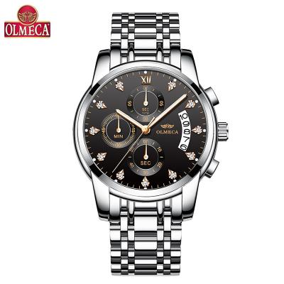 China Luxury Watches Automatic Chronograph Actions Chronograph Wristwatch Diamond Dial For Men Quartz Watch Gold Date Ralogio Masculino for sale