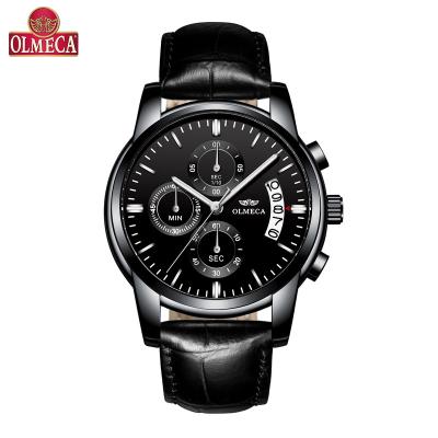 China Automatic Date Actions Men Watch Luminous Quartz Wrist Watch Hands Clock Chronograph Ralogio Masculino Watches for sale