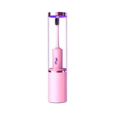 중국 Disinfection and Mouthwash 2-in-1 Cup Wireless Charging Portable Travel Vibration Sonic Electric toothbrush 판매용