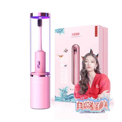 중국 Wireless Charging UV Disinfection Adult OEM Sonic Electric Toothbrush With Smart Timer 판매용