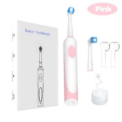 Chine 360 Rotating EU Patent Wireless Rechargeable Round Brush Heads Electric Toothbrush à vendre