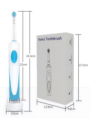 Chine 360 Rotating Electric Toothbrush Rechargeable EU-Patent Toothbrush With Round Brush Hea à vendre