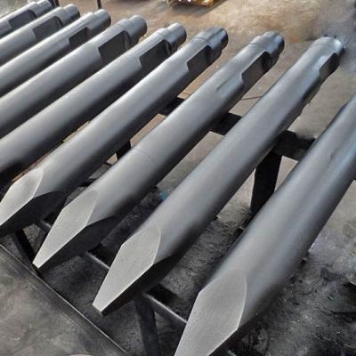 China 3-6 Ton Excavator 68mm Excavator 68mm Flat Rock Rod Chisel Hydraulic Breaker Breaker Chisel Pin for sale