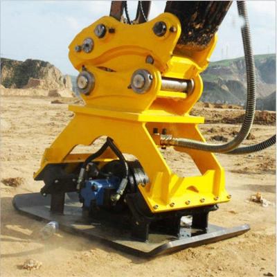 China Excavator 3-9 Ton Vibration Lady Trash Plate Hydraulic Cylinder Excavator Vibratory Compactor for sale