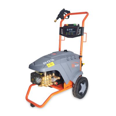 China Hotels China Comercial Power 2.2kw Electric Pressure Car Washer With Trolley for sale