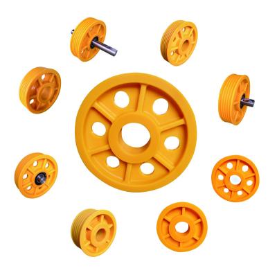 China Modern Elevator Parts Sheave Parts Elevator Nylon Pulley for sale