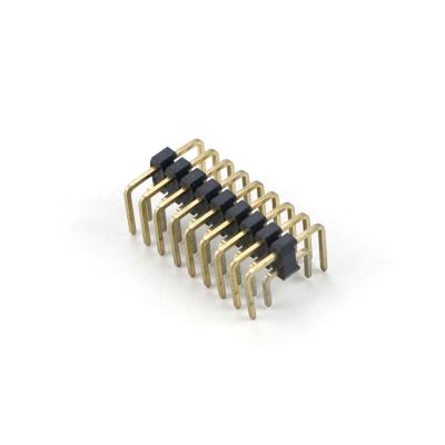 China PCB Custom 2.00mm Pin Header SQ0.3 W3.20 H1.50 Double Row Single Needle Plastic U Connector for sale