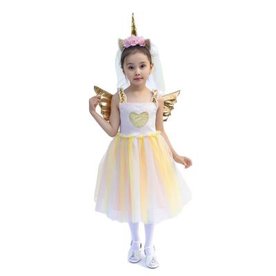 China Factory direct sale fantasy movie kids princess costumes birthday breathable dress for sale