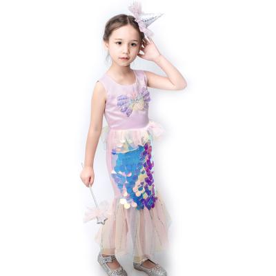 China Factory Price Breathable Little Girl Child Mermaid Costume Hot Selling Children for sale