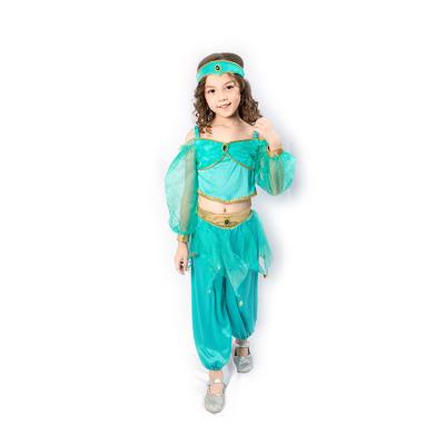 China Fairy Princess Cosplay Headband Breathable Green Clothing Girls Character Suit Costume for sale