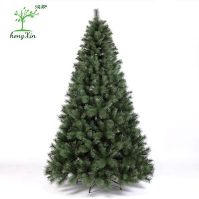 China Home Festival Decoration Hot Sale Dense Pine Needle 8ft Artificial Christmas Tree Tall With PVC For Holiday Celebration for sale