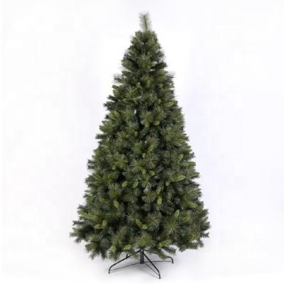 China Home Classic 7.5 Festival Decoration Large PVC&Pine Ft Artificial Mixed Hard Needle Christmas Tree For Christmas Decor for sale