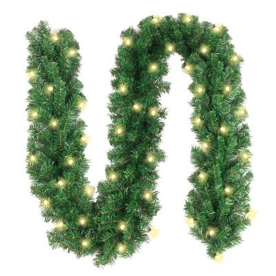 China PVC Premium 2.7m Full PVC Christmas Led Garland for sale