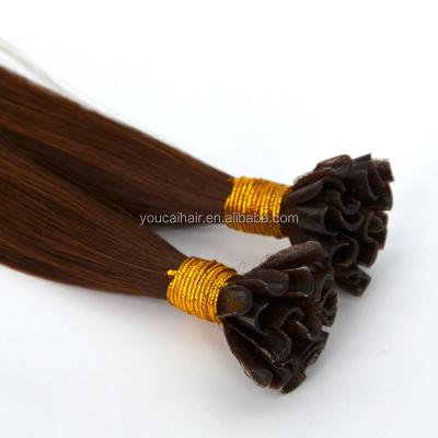 China European and American style 2023 Factory direct keratin u tips human hair extensions women u tip hair extensions for sale