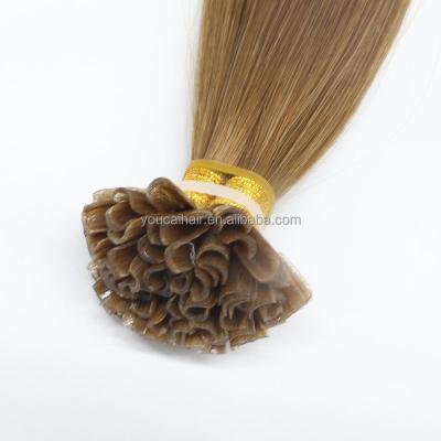 China European and American style Factory direct sales  real hair extensions human high quality u tip  u-tips pre bonded hair extensions for sale