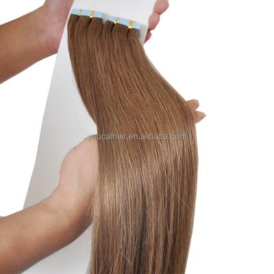 China European and American style factory directly  human  tape in hair extensions hair tape extensions  double sided tape for hair for sale